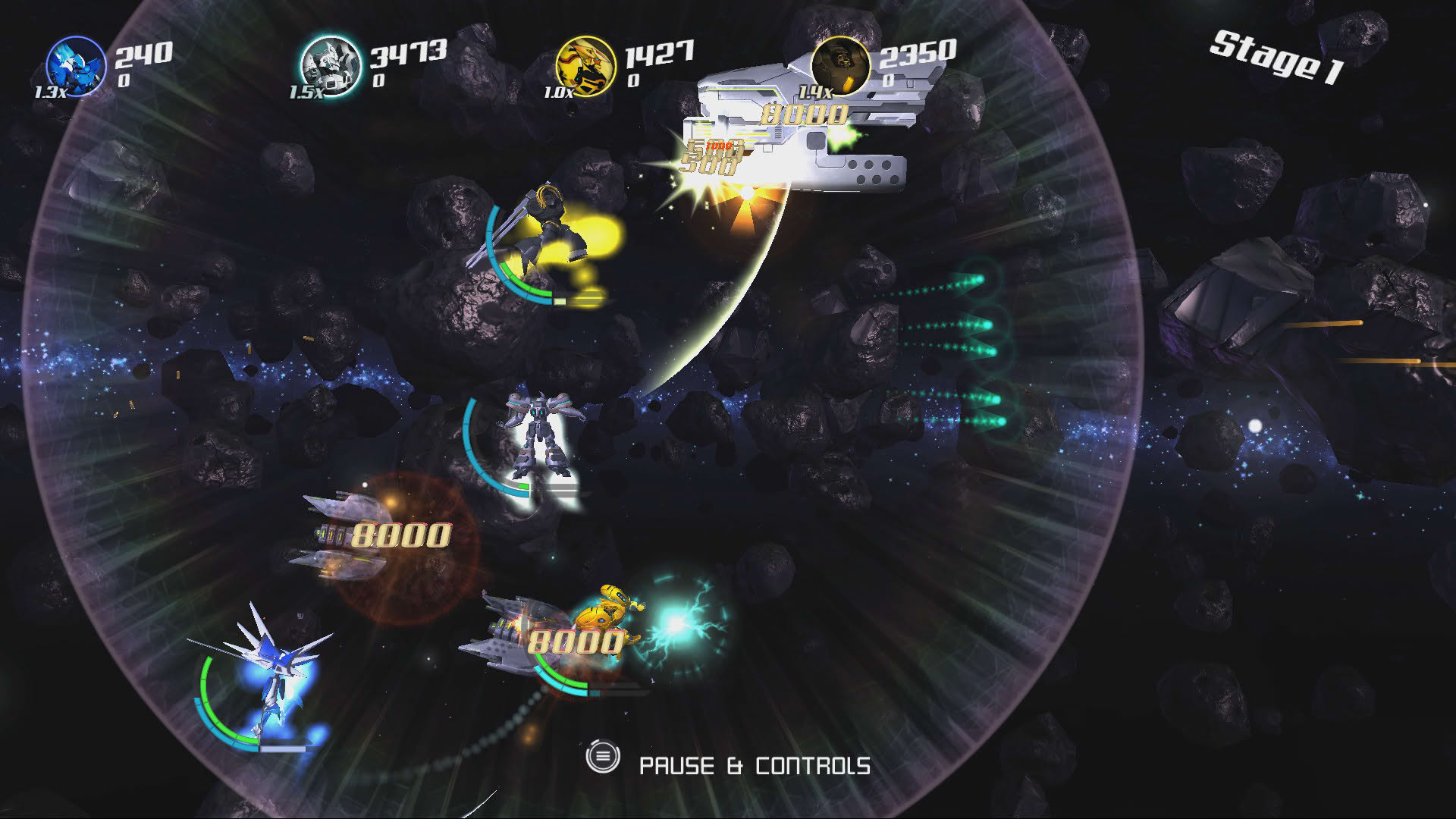Screenshot for Stardust Galaxy Warriors: Stellar Climax