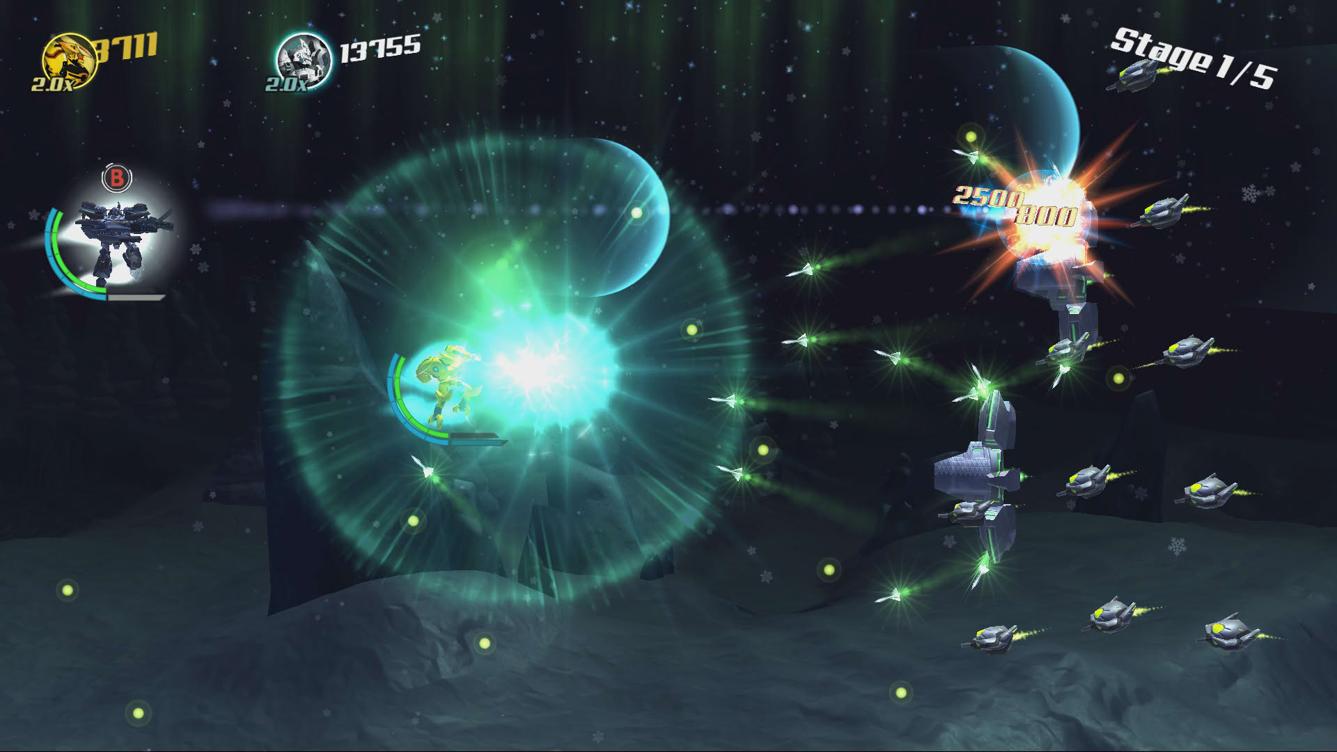 Screenshot for Stardust Galaxy Warriors: Stellar Climax
