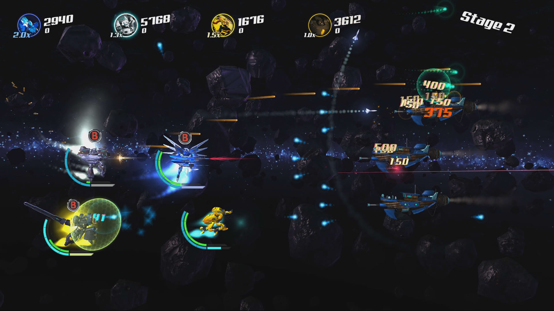 Screenshot for Stardust Galaxy Warriors: Stellar Climax