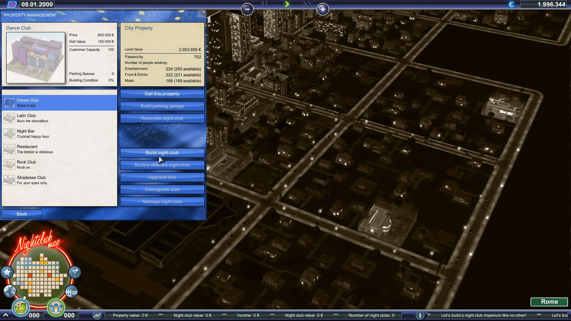 Screenshot for Nightclub Emporium