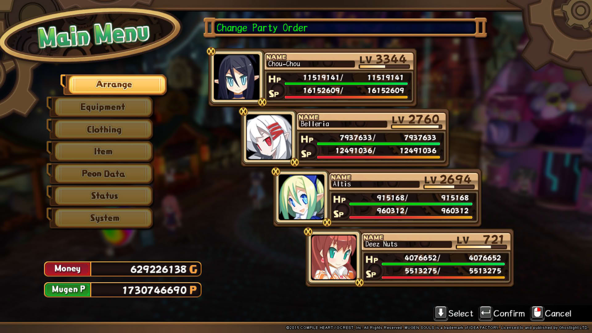 Screenshot for Mugen Souls