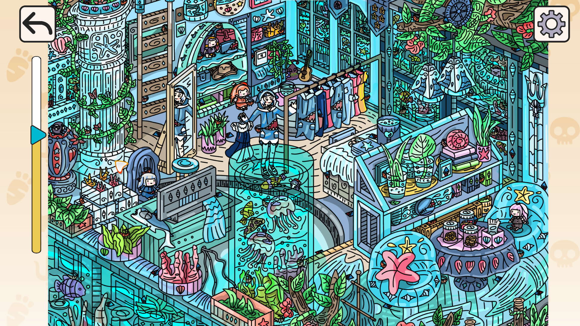 Screenshot for Holo Hidden: My Lovely Fans Can't Be This Hidden