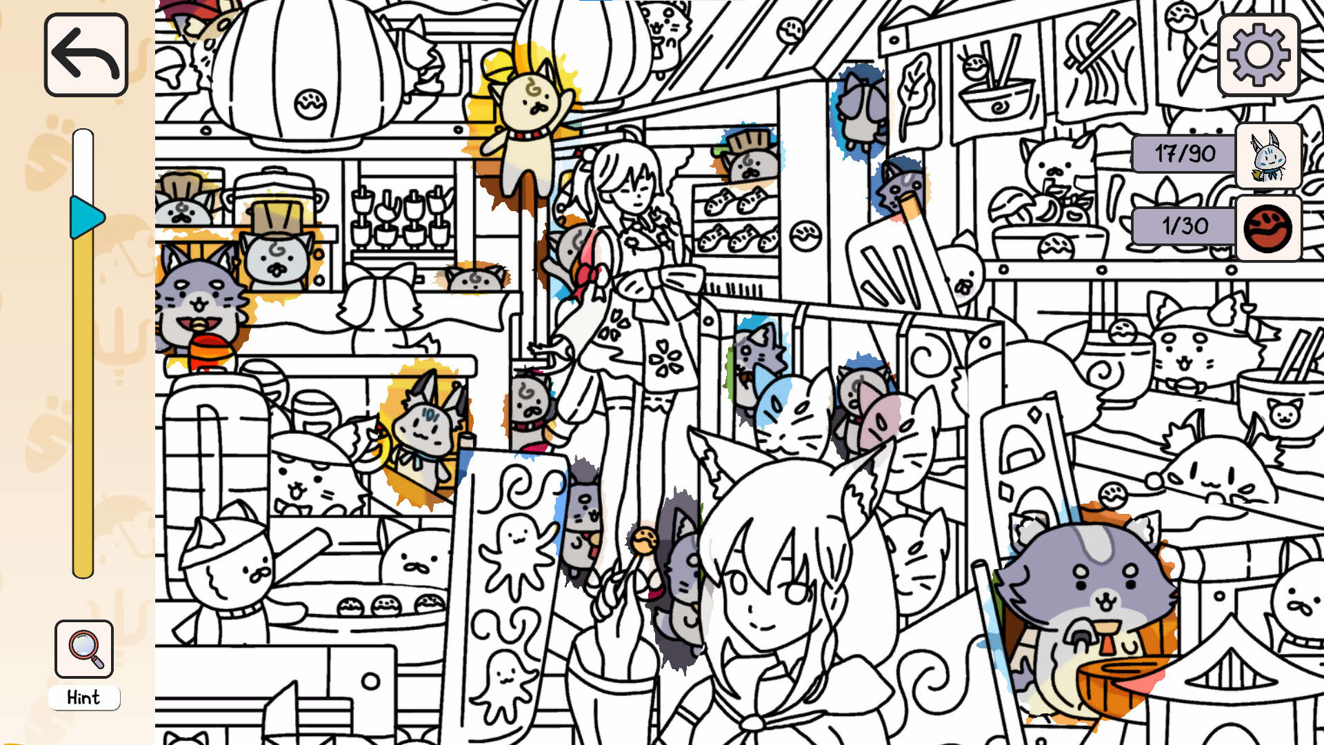 Screenshot for Holo Hidden: My Lovely Fans Can't Be This Hidden