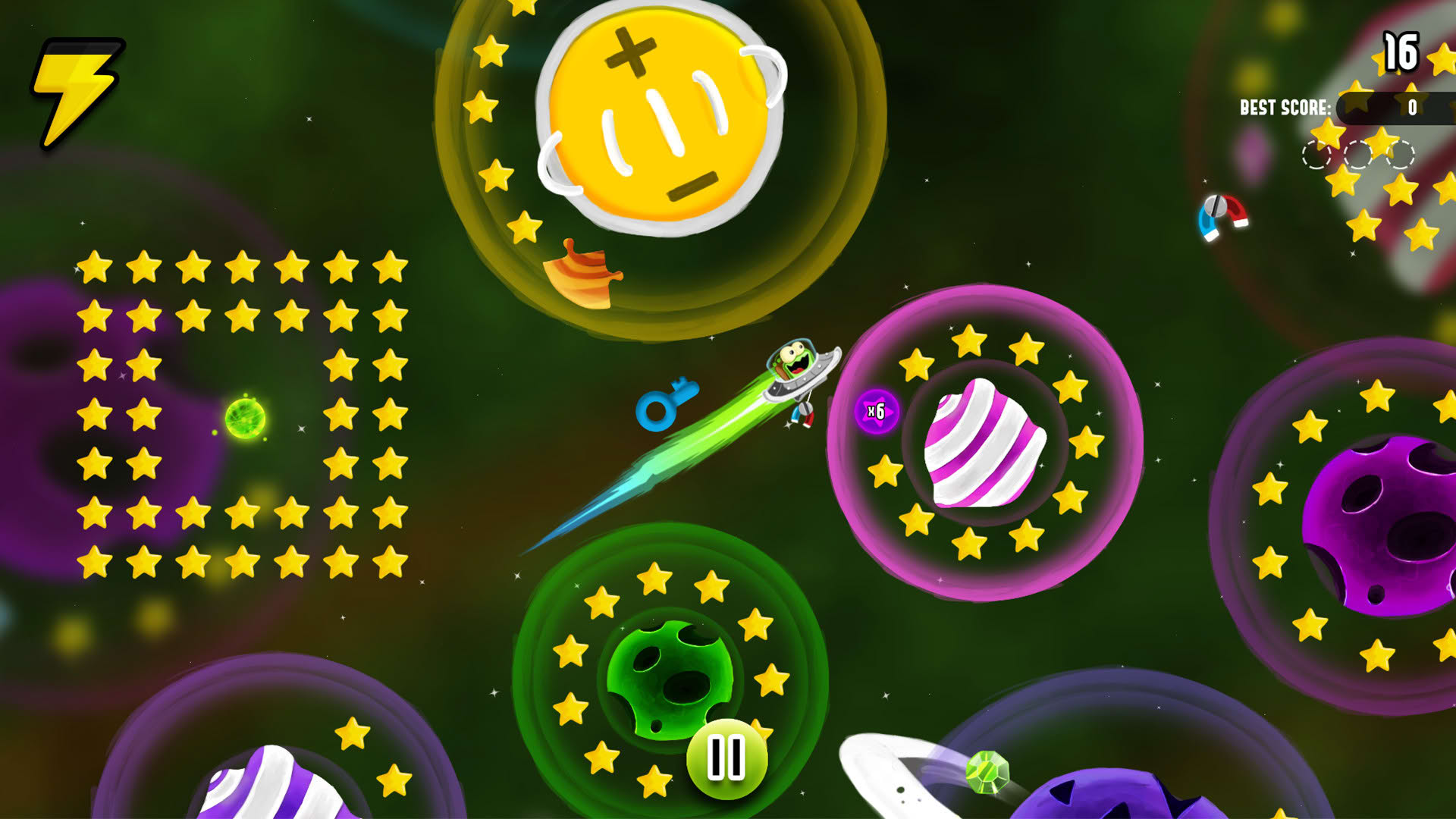 Screenshot for An Alien with a Magnet