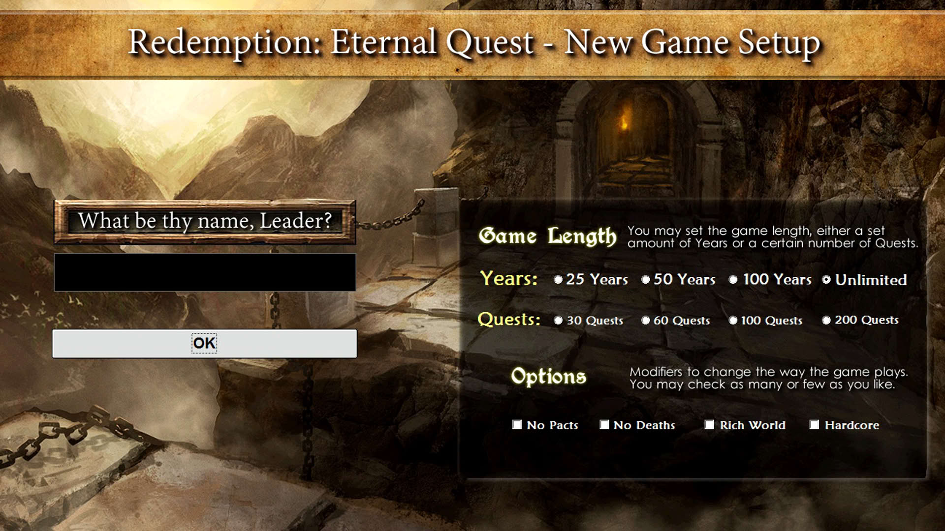 Screenshot for Redemption: Eternal Quest