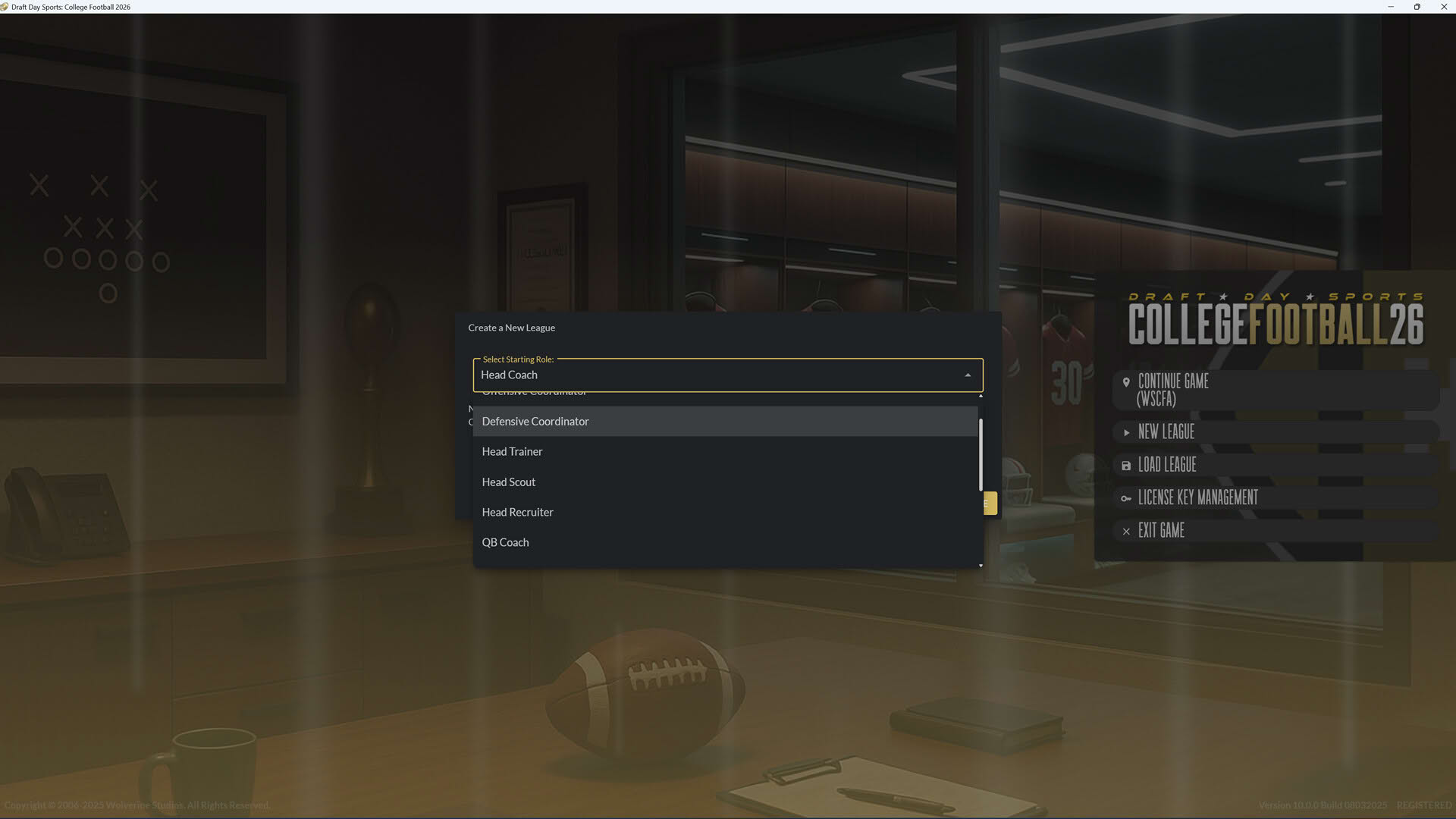 Screenshot for Draft Day Sports: College Football 2026