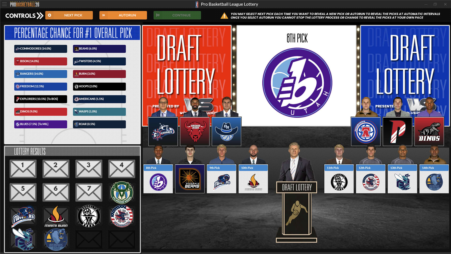 Screenshot for Draft Day Sports: Pro Basketball 26
