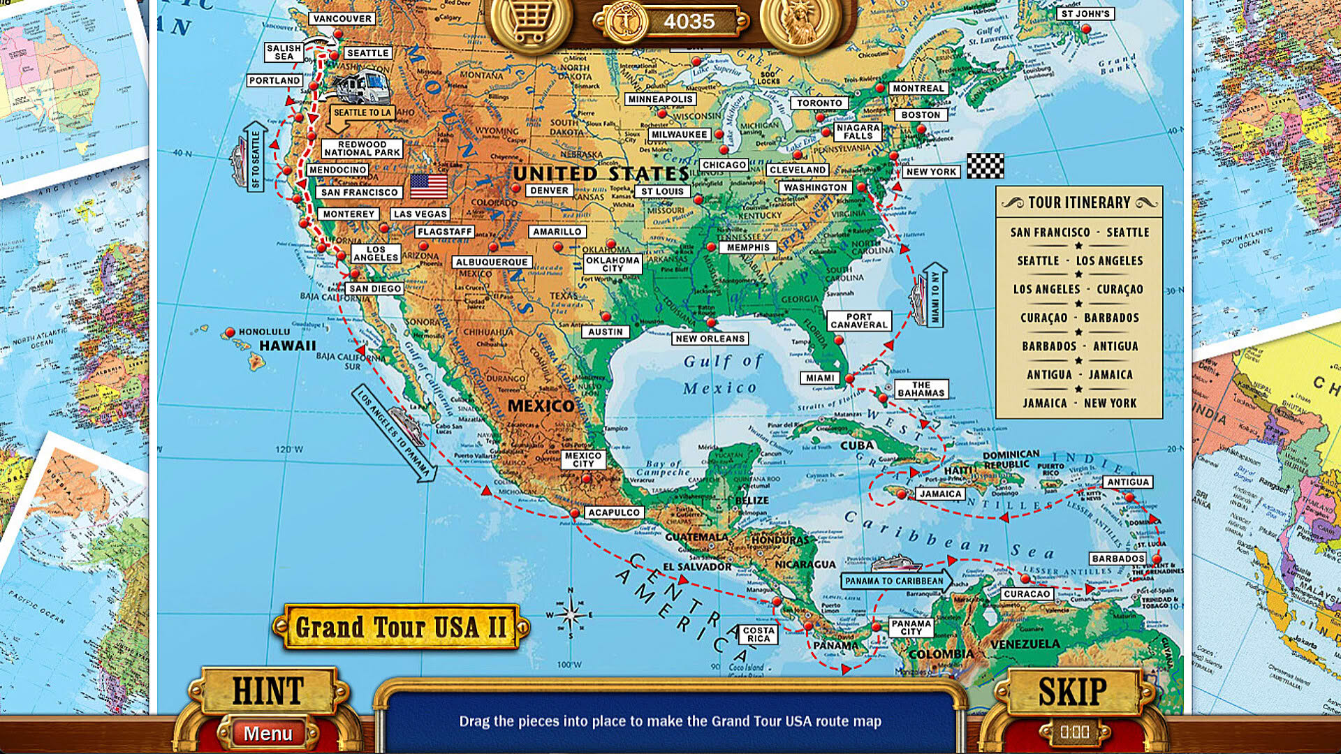 Screenshot for Vacation Adventures: Cruise Director 9 - Grand Tour USA 2