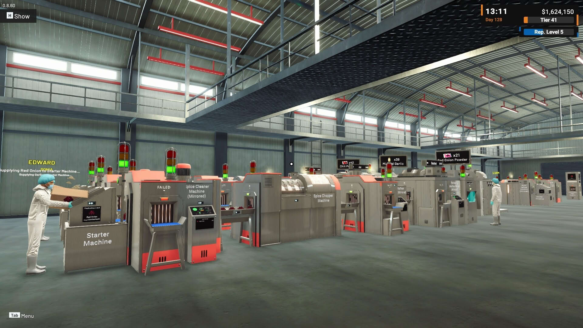 Screenshot for Food Processing Simulator