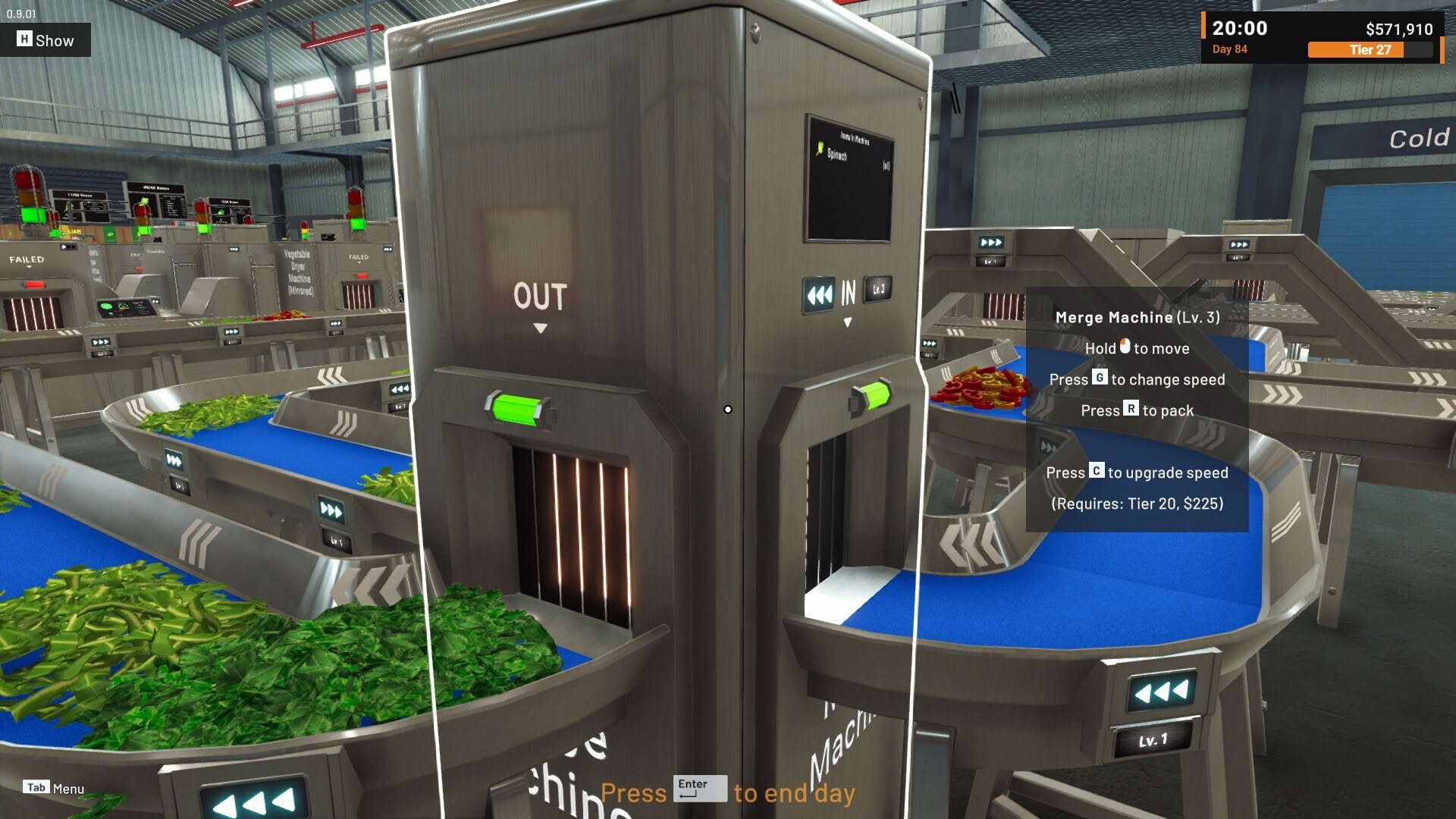 Screenshot for Food Processing Simulator
