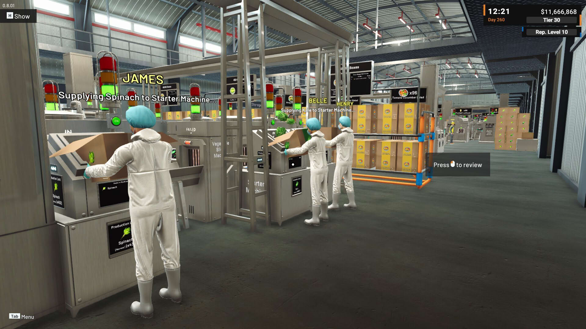 Screenshot for Food Processing Simulator