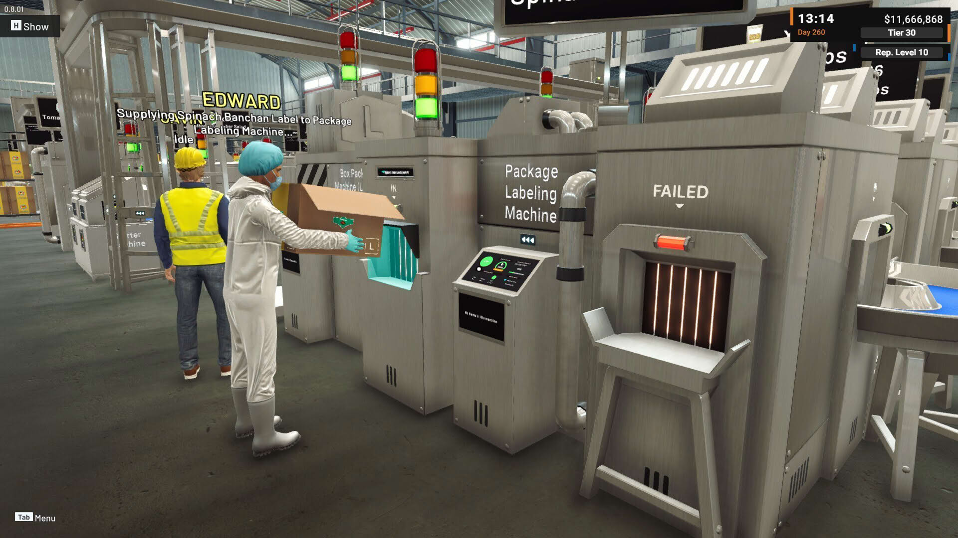 Screenshot for Food Processing Simulator