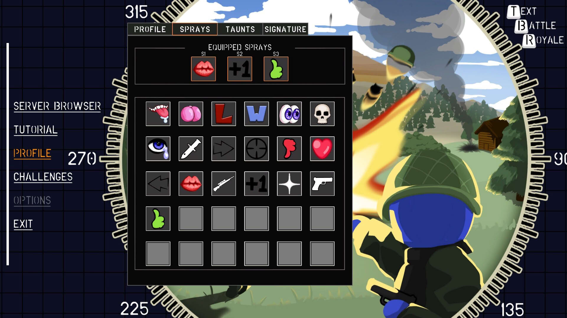 Screenshot for Text Battle Royale