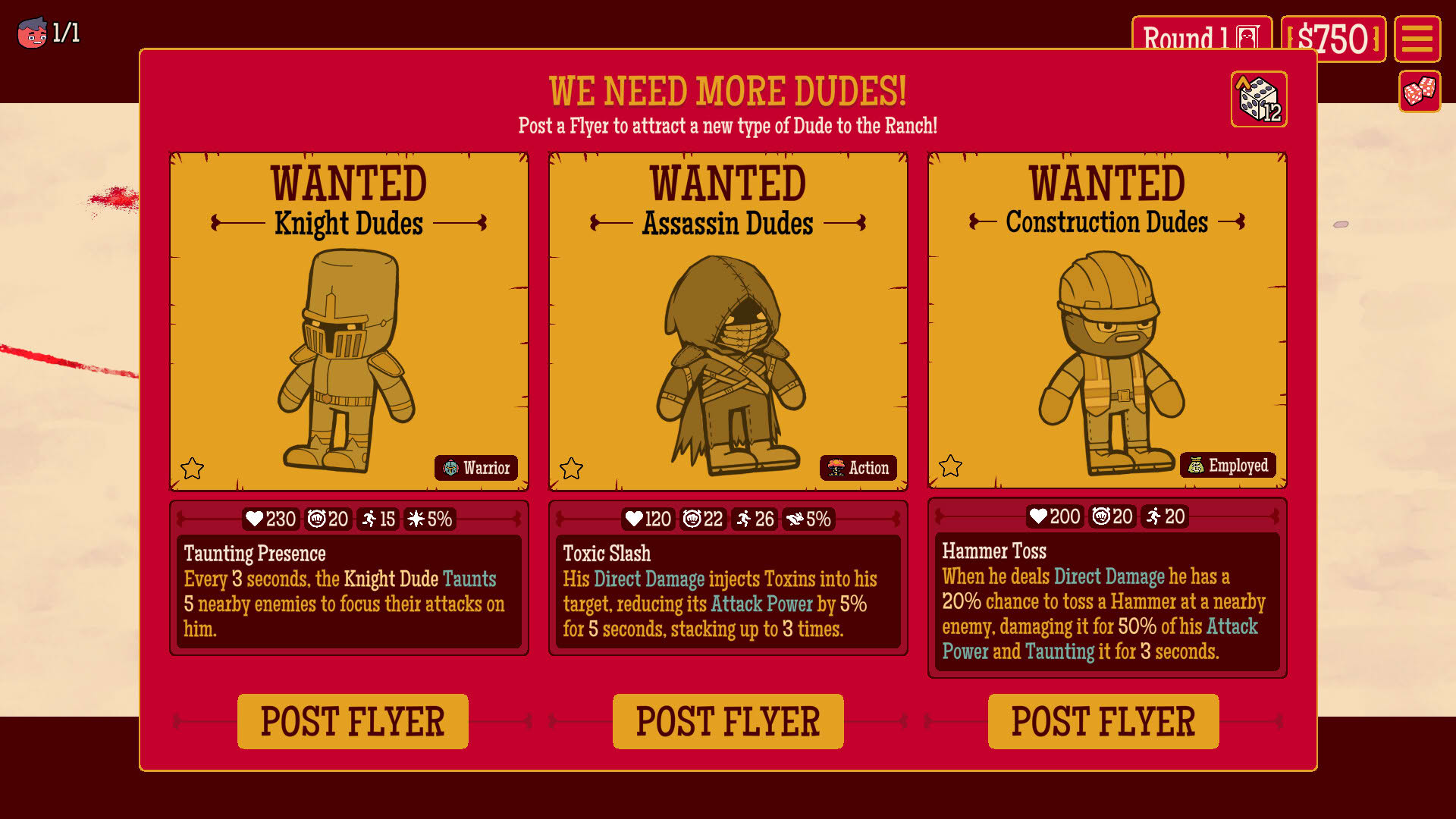 Screenshot for How Many Dudes?