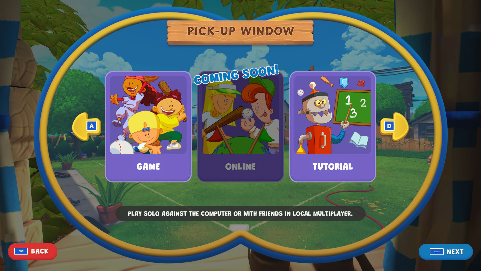 Screenshot for Backyard Baseball