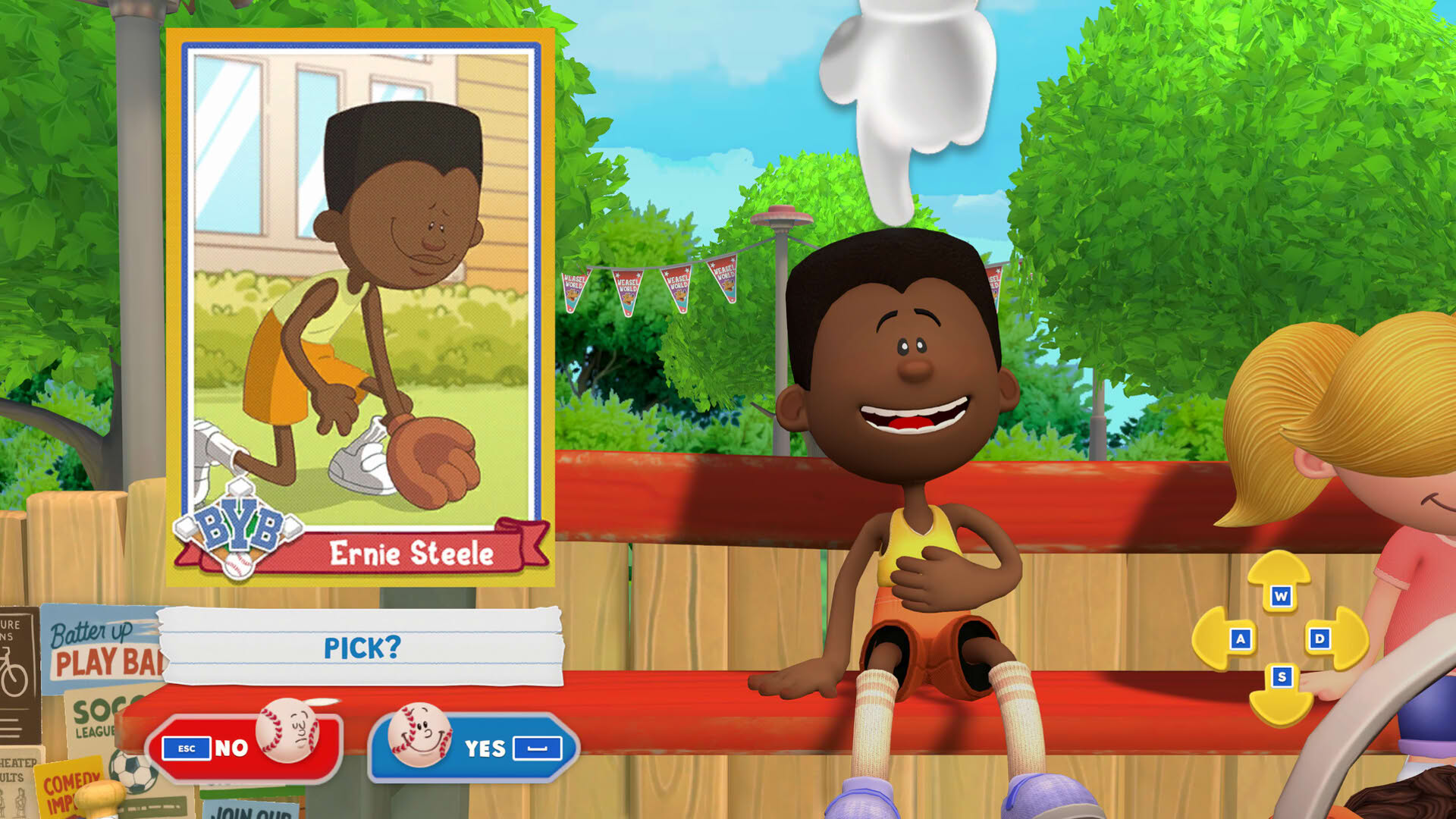 Screenshot for Backyard Baseball