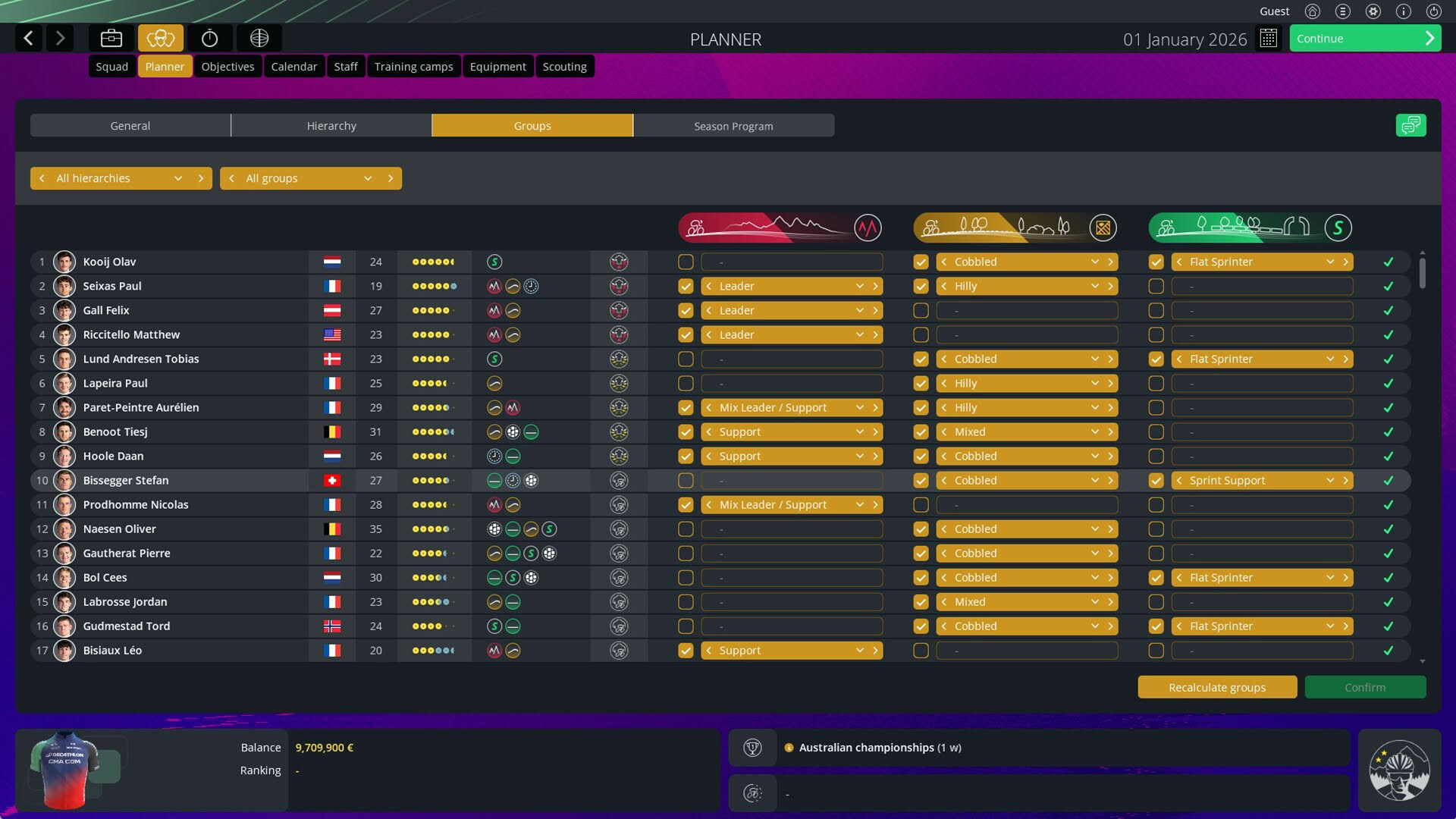 Screenshot for Pro Cycling Manager 26