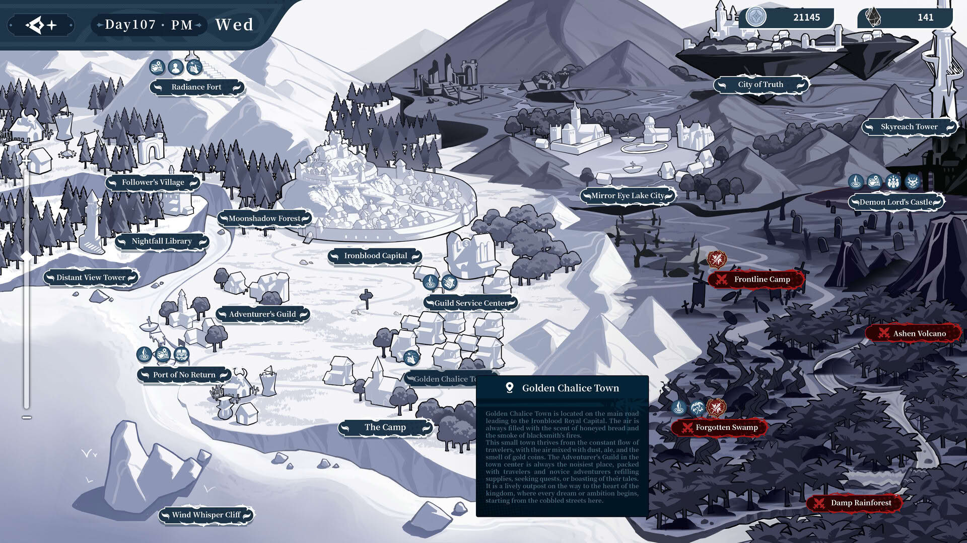 Screenshot for The Noexistencen of Morphean Paradox: The Forest of Silver Shallots