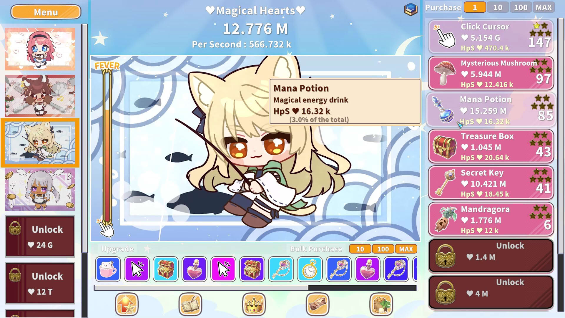Screenshot for Kawaii Clicker Reborn