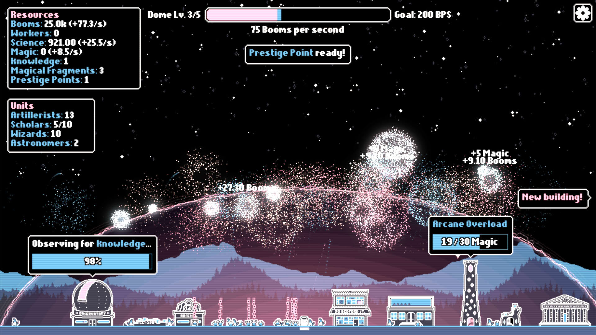 Screenshot for Fireworks Incremental