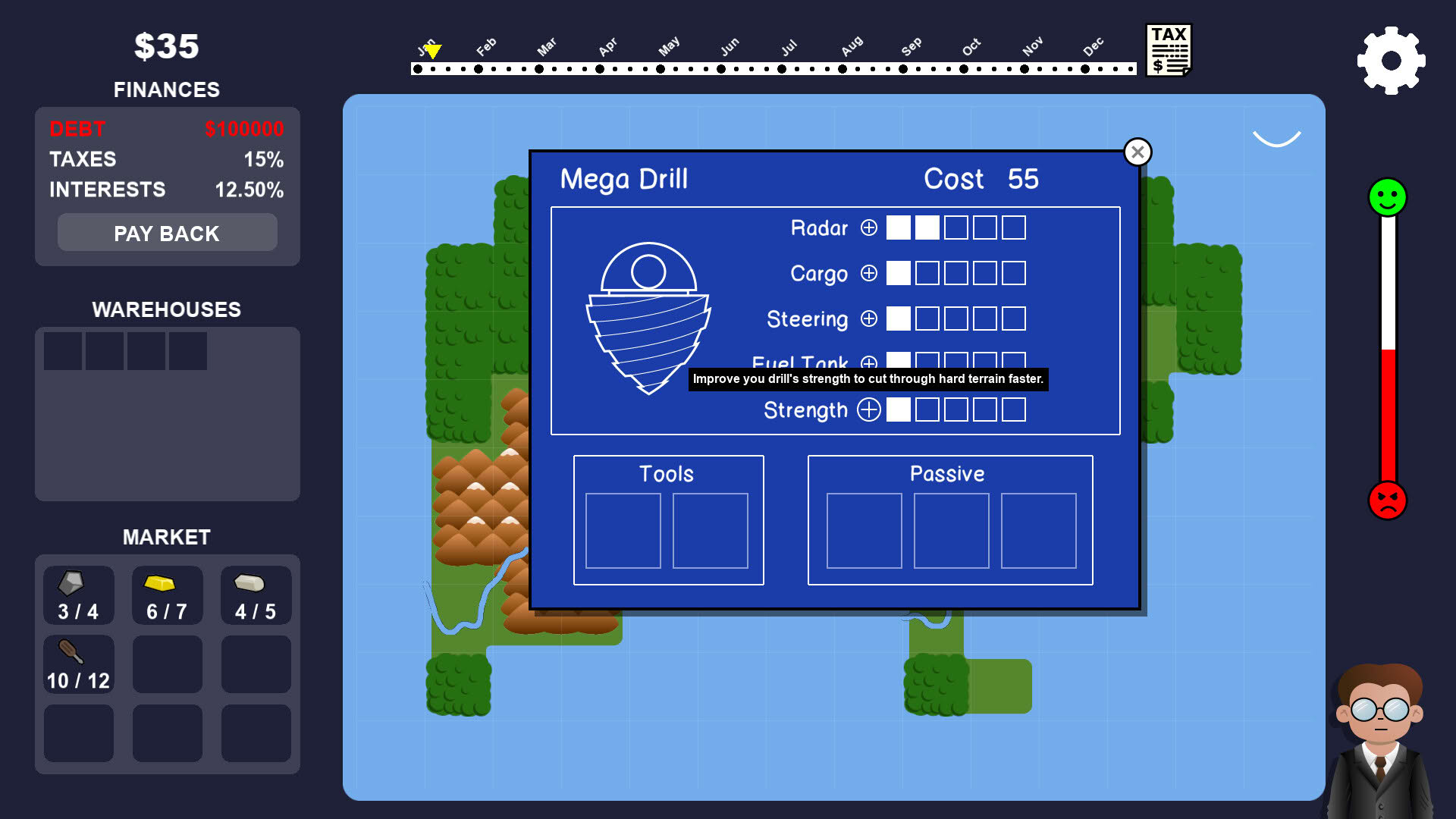 Screenshot for Mega Drill: World Domination