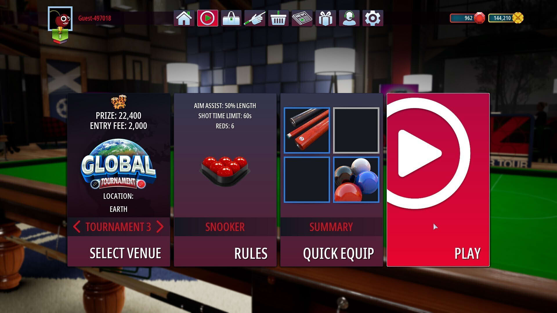 Screenshot for Snooker Blitz
