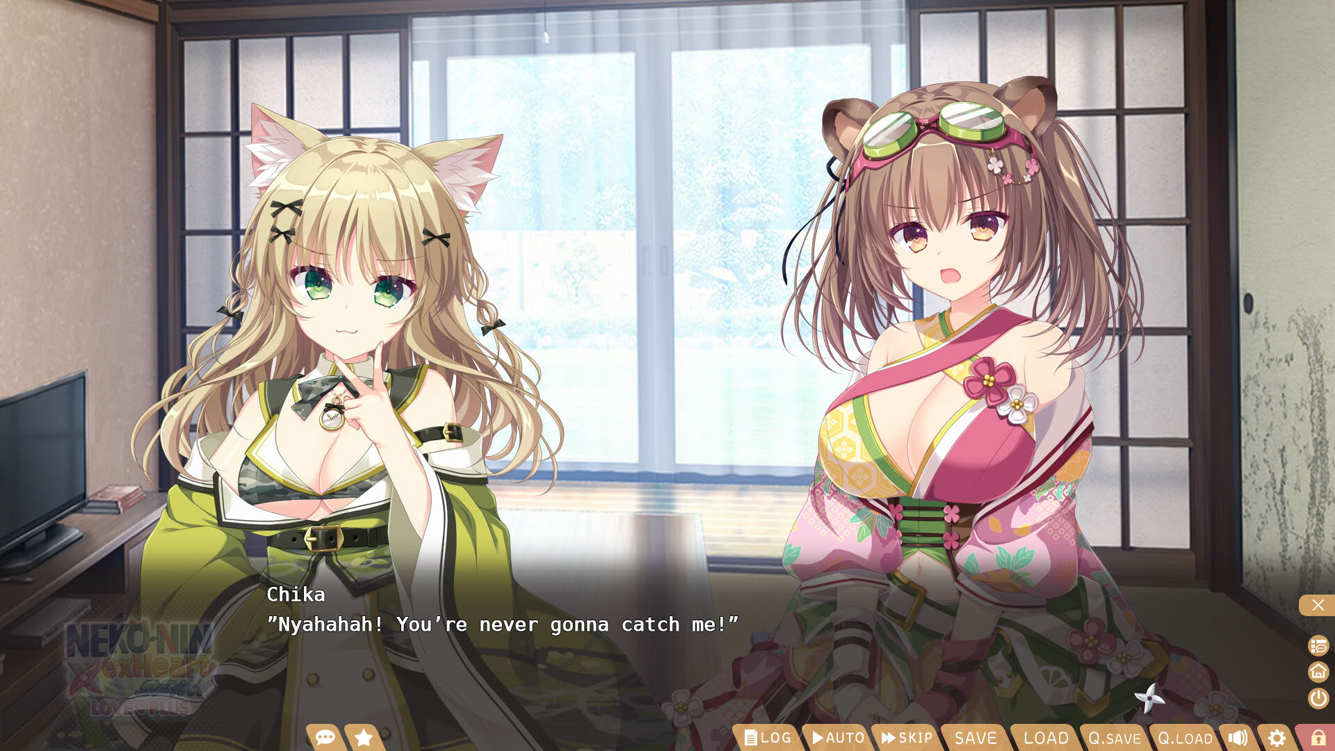 Screenshot for Neko-Nin exHeart Spin! Love+Plus