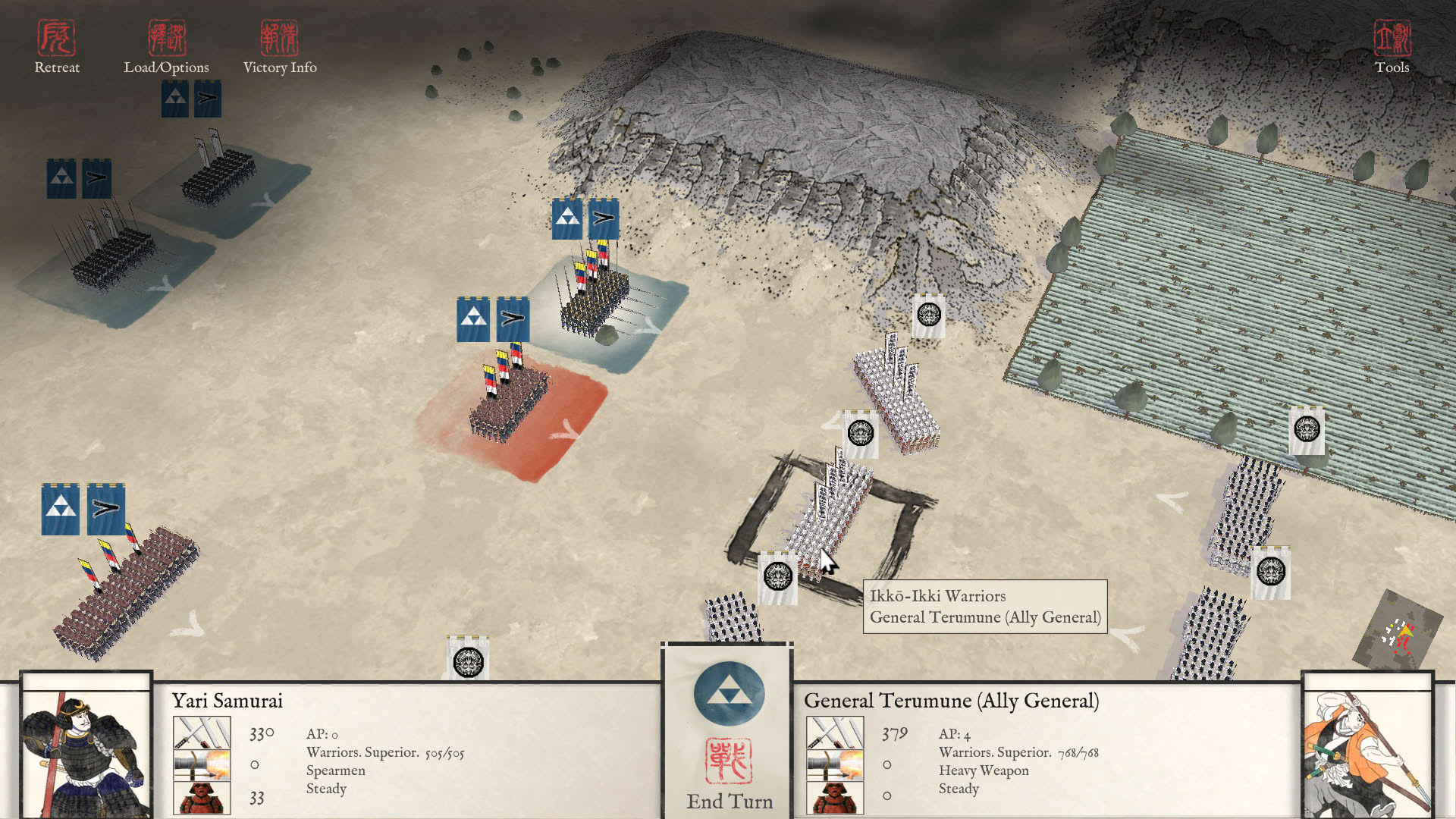 Screenshot for Sengoku Jidai: Shadow of the Shogun