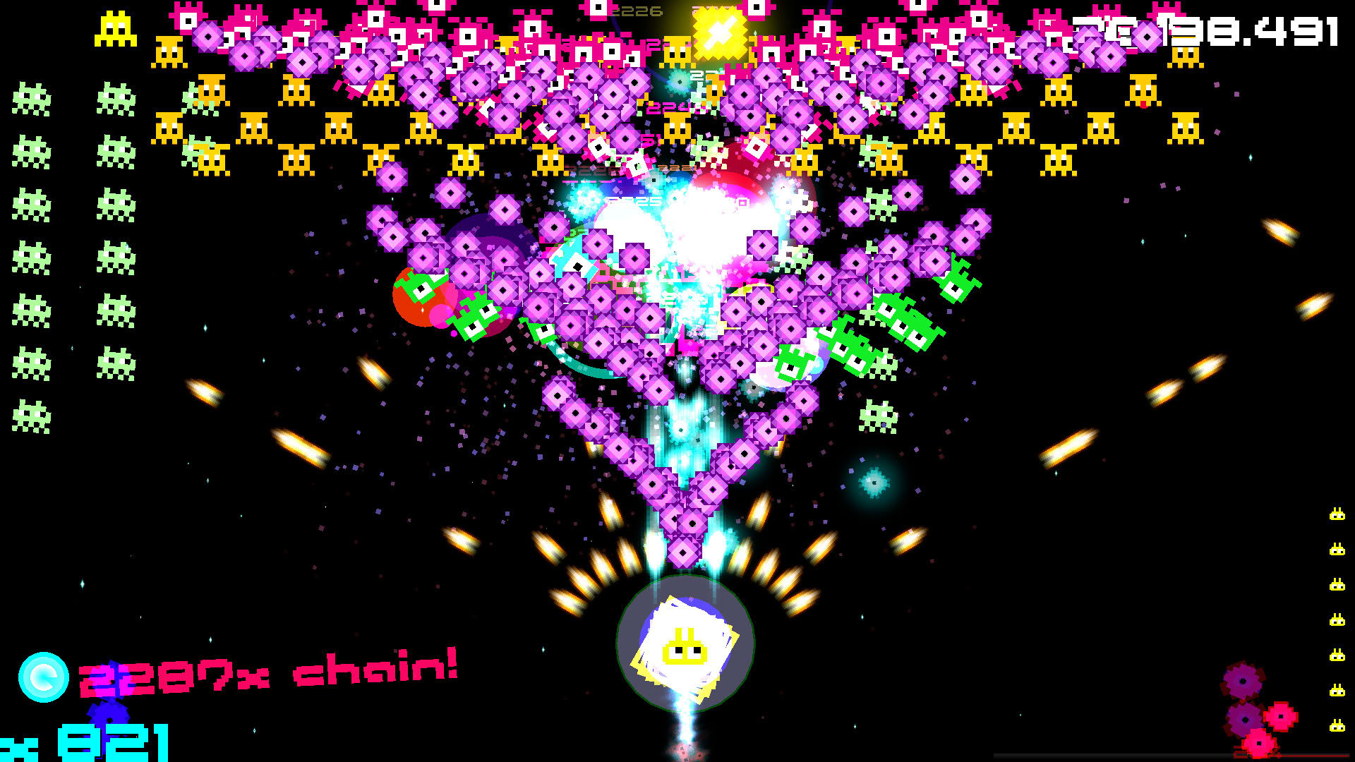 Screenshot for Hyperspace Invaders II: Pixel Edition