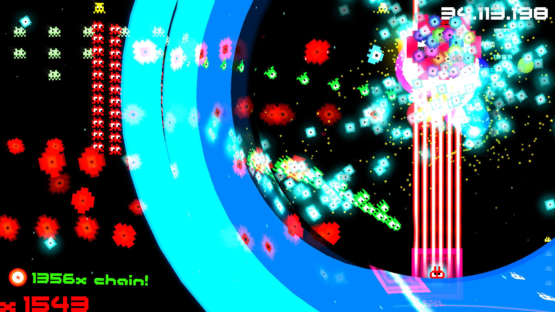 Screenshot for Hyperspace Invaders II: Pixel Edition
