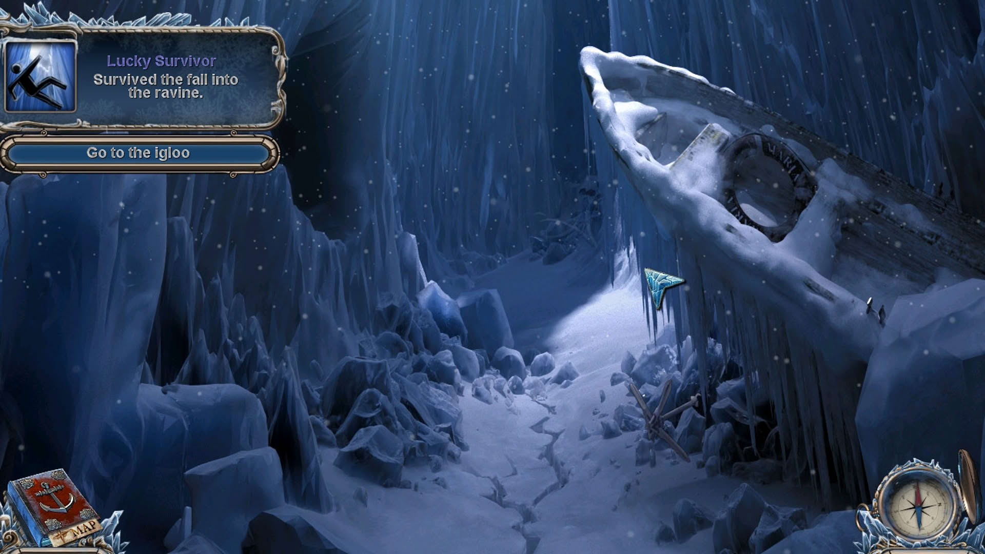 Screenshot for Mystery Expedition: Prisoners of Ice
