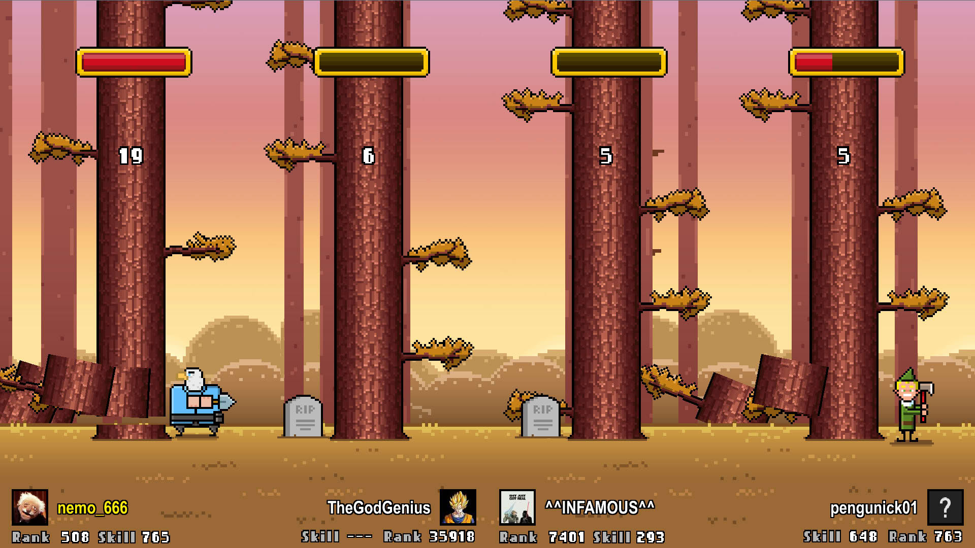 Screenshot for Timberman