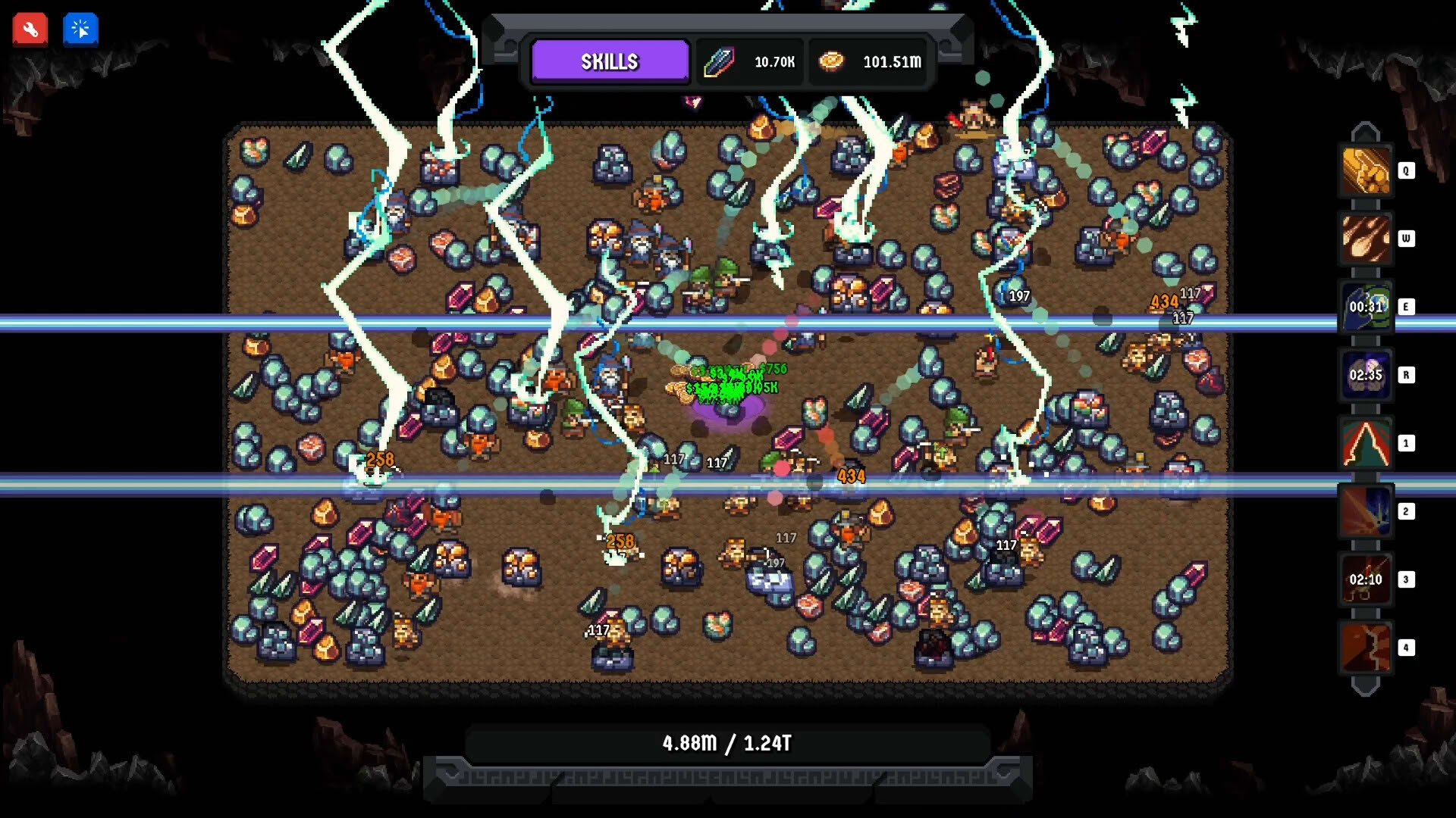 Screenshot for Mining and Dwarves