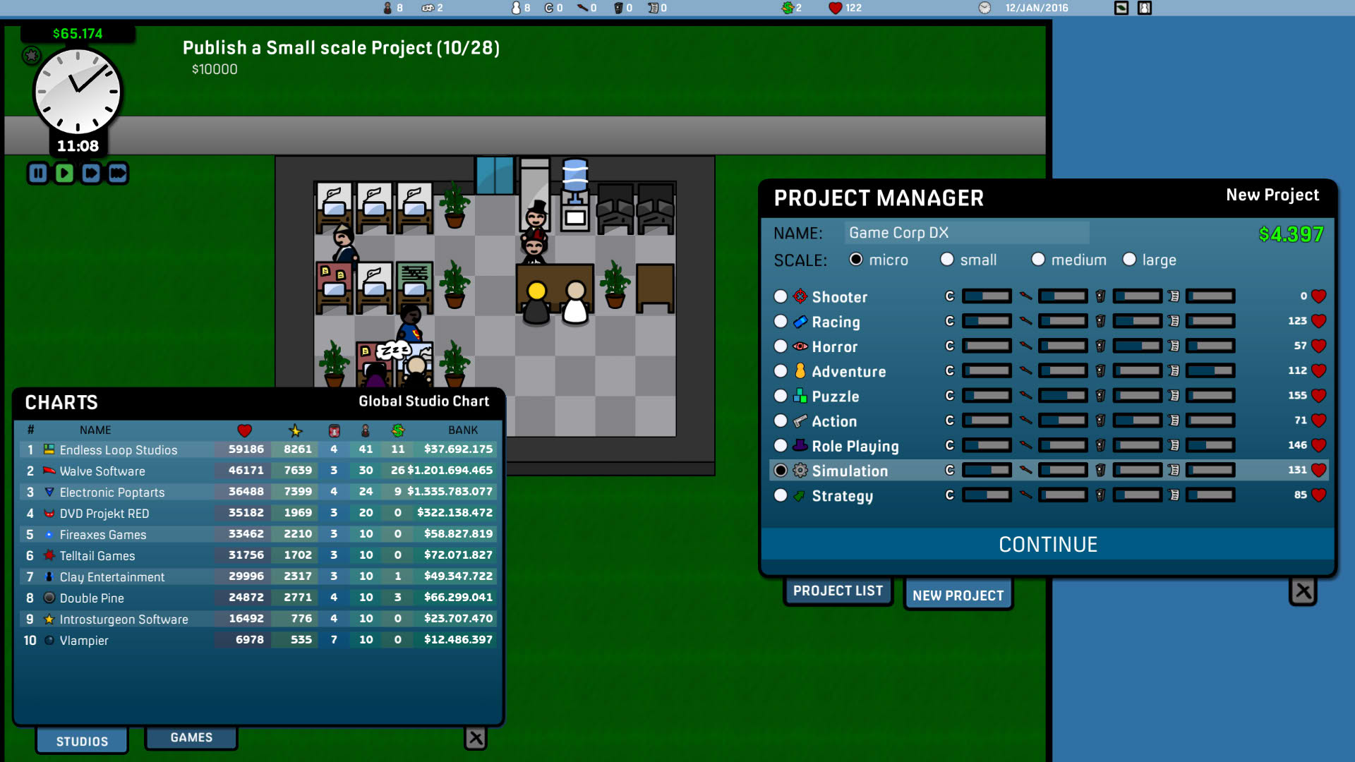 Screenshot for Game Corp DX