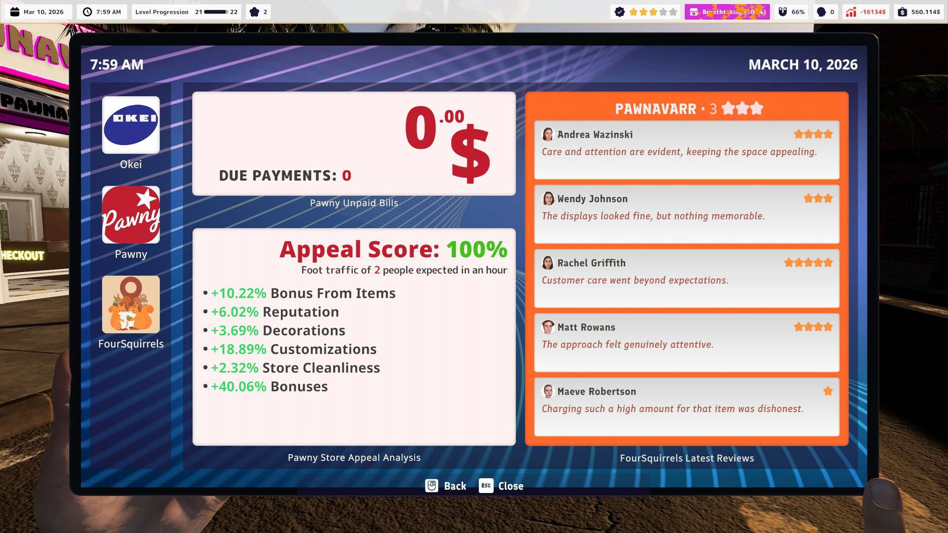 Screenshot for Pawnbroker Simulator