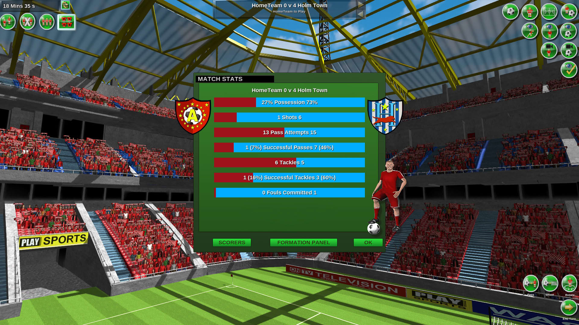 Screenshot for Tactical Soccer the New Season