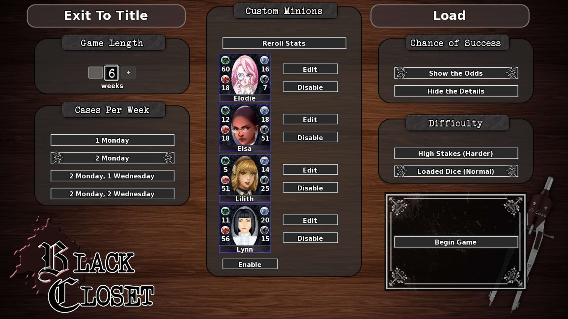 Screenshot for Black Closet