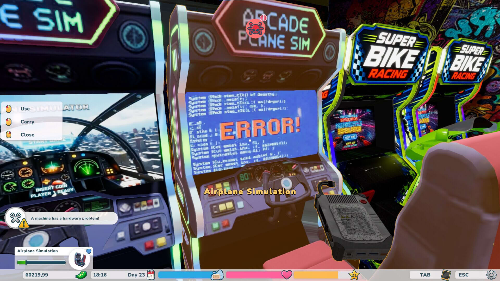Screenshot for Retro Arcade Shop Simulator