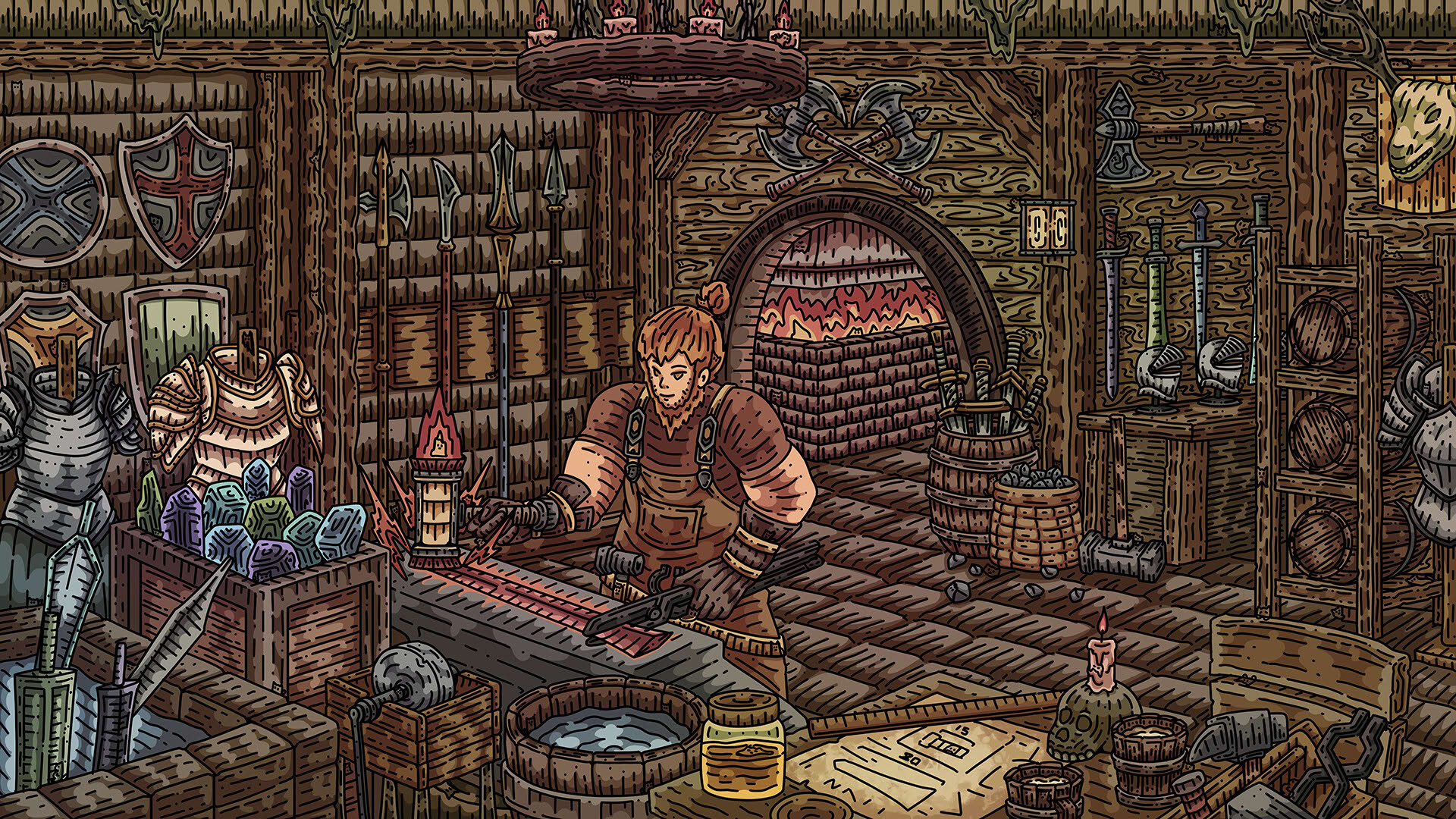 Screenshot for 100 Blacksmith Cats