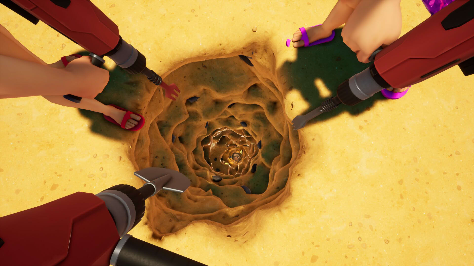 Screenshot for A Game About Digging A Hole Together