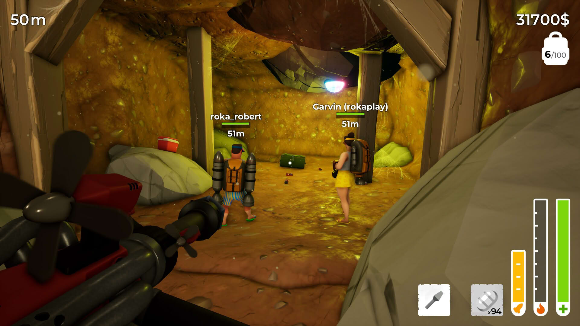 Screenshot for A Game About Digging A Hole Together