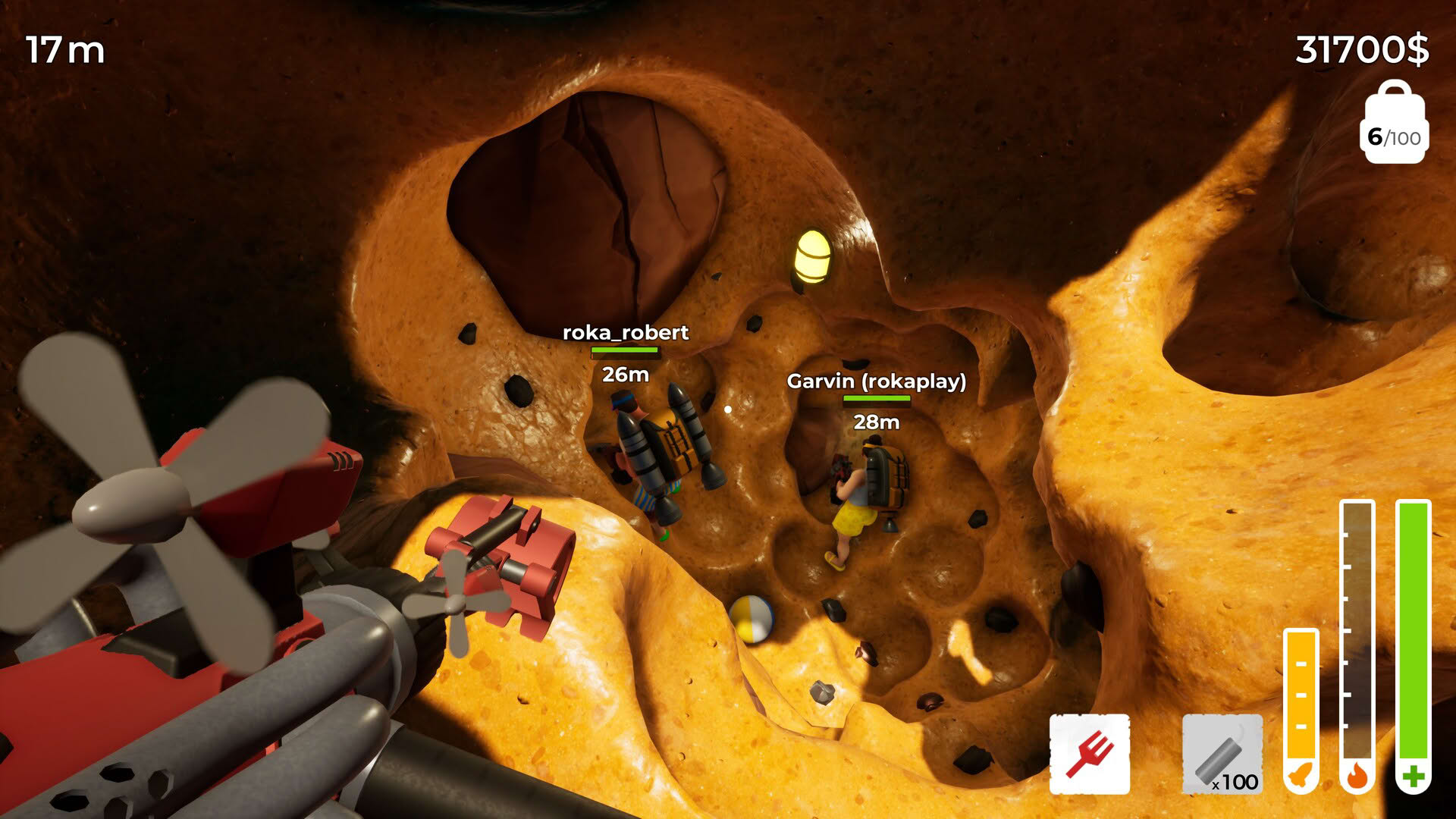 Screenshot for A Game About Digging A Hole Together