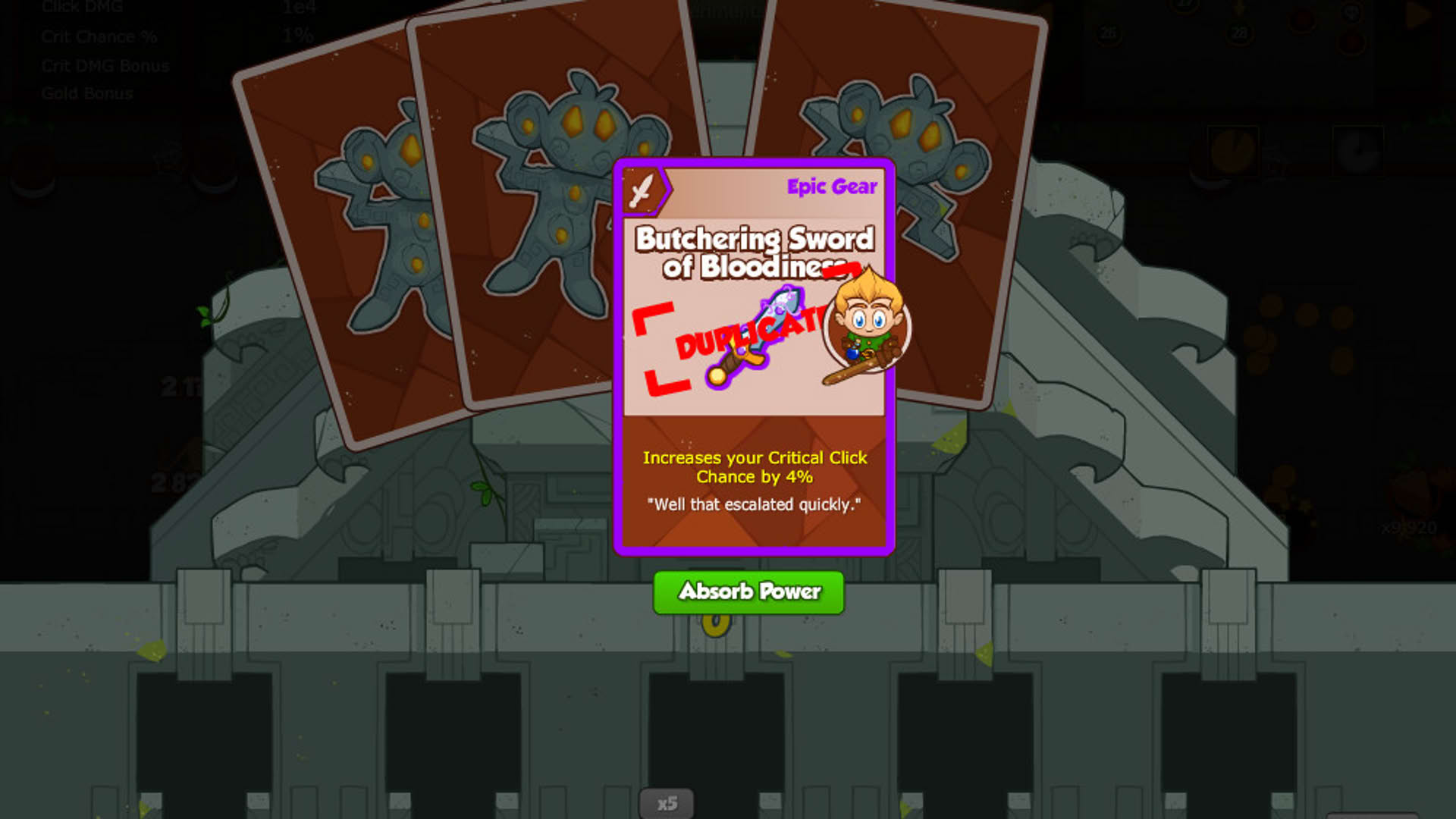 Screenshot for Crusaders of the Lost Idols