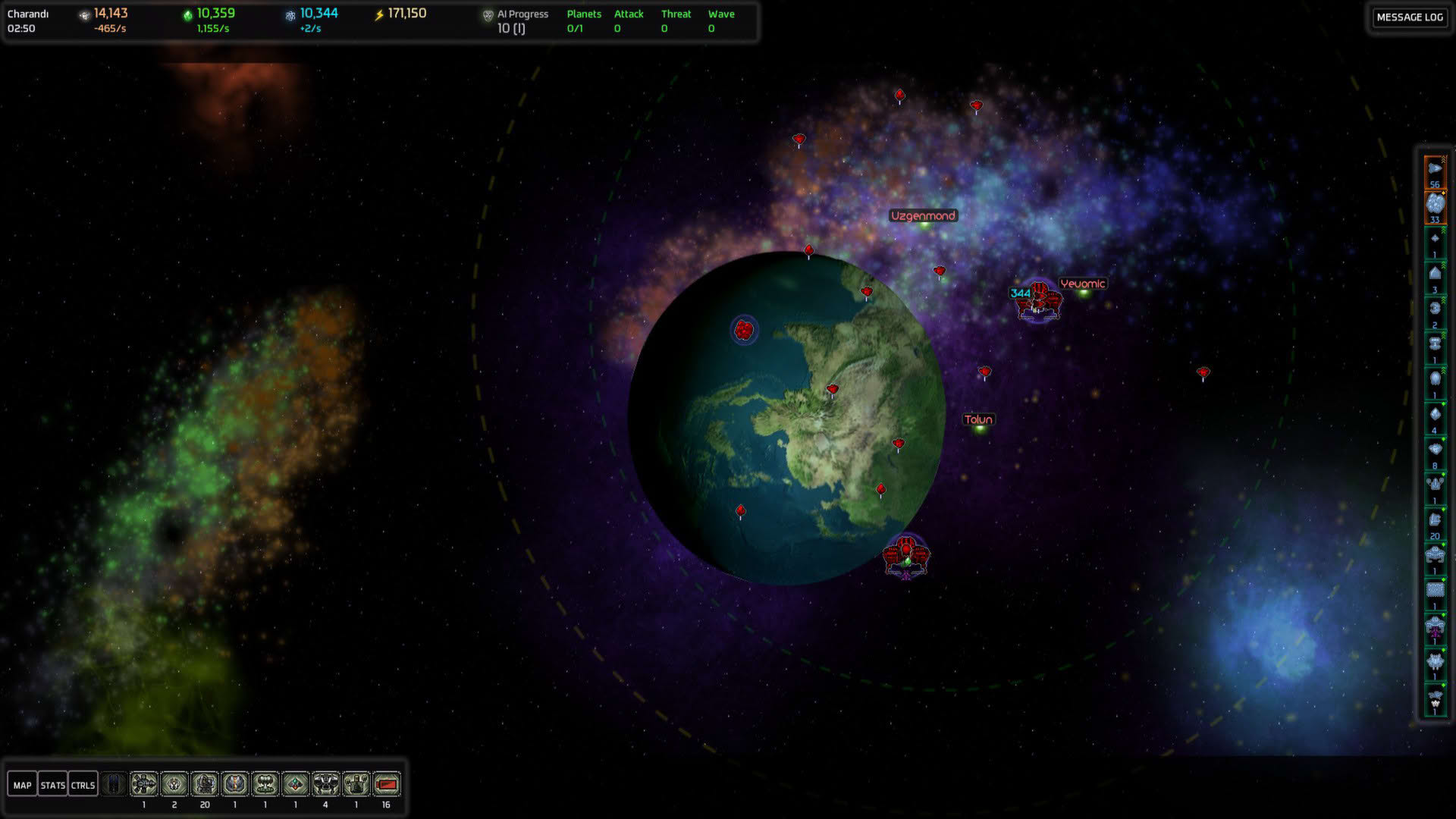 Screenshot for AI War: Fleet Command