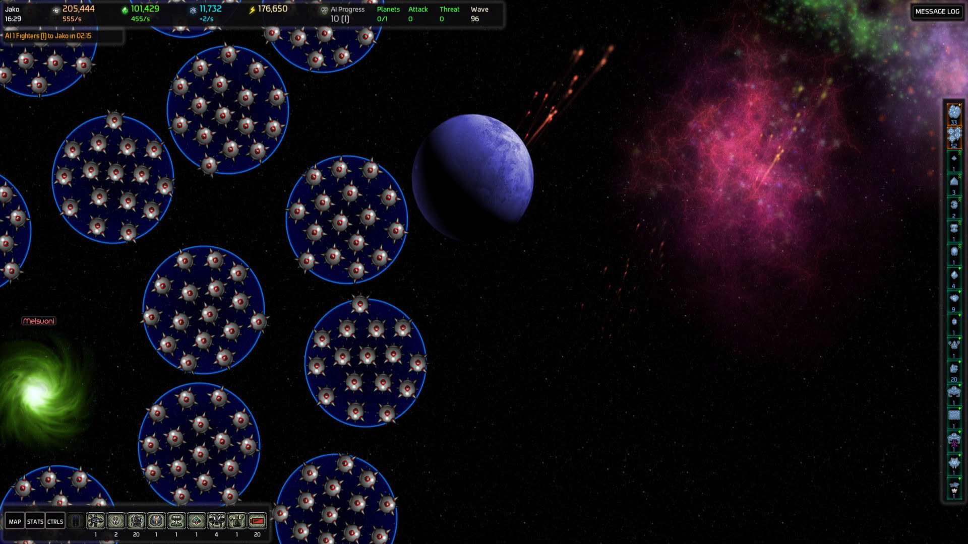 Screenshot for AI War: Fleet Command