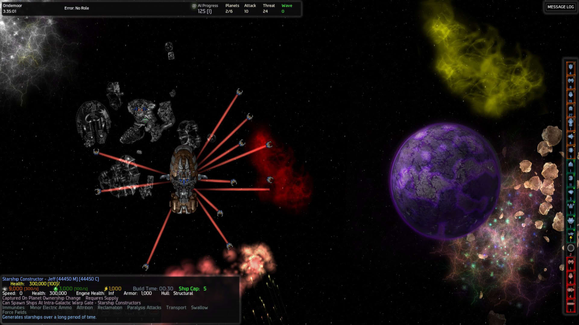Screenshot for AI War: Fleet Command