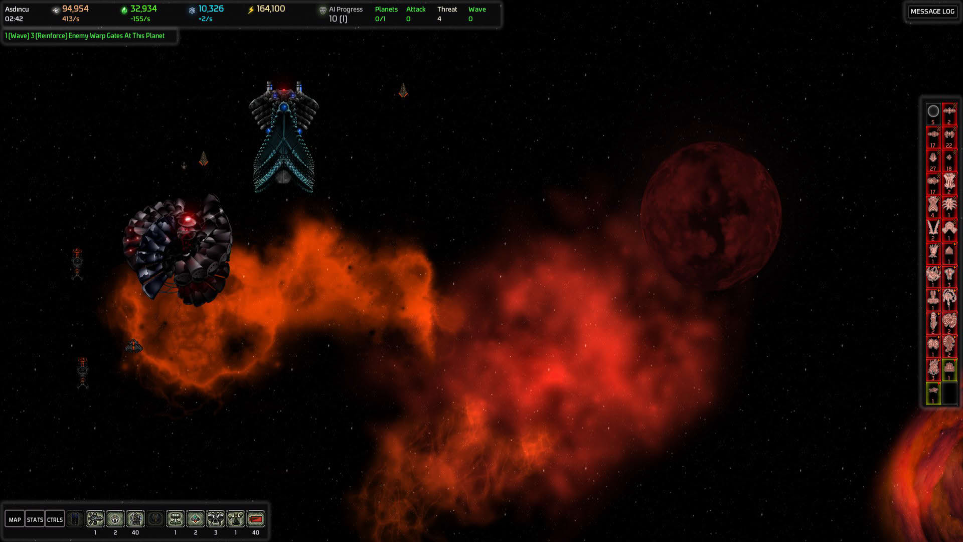 Screenshot for AI War: Fleet Command