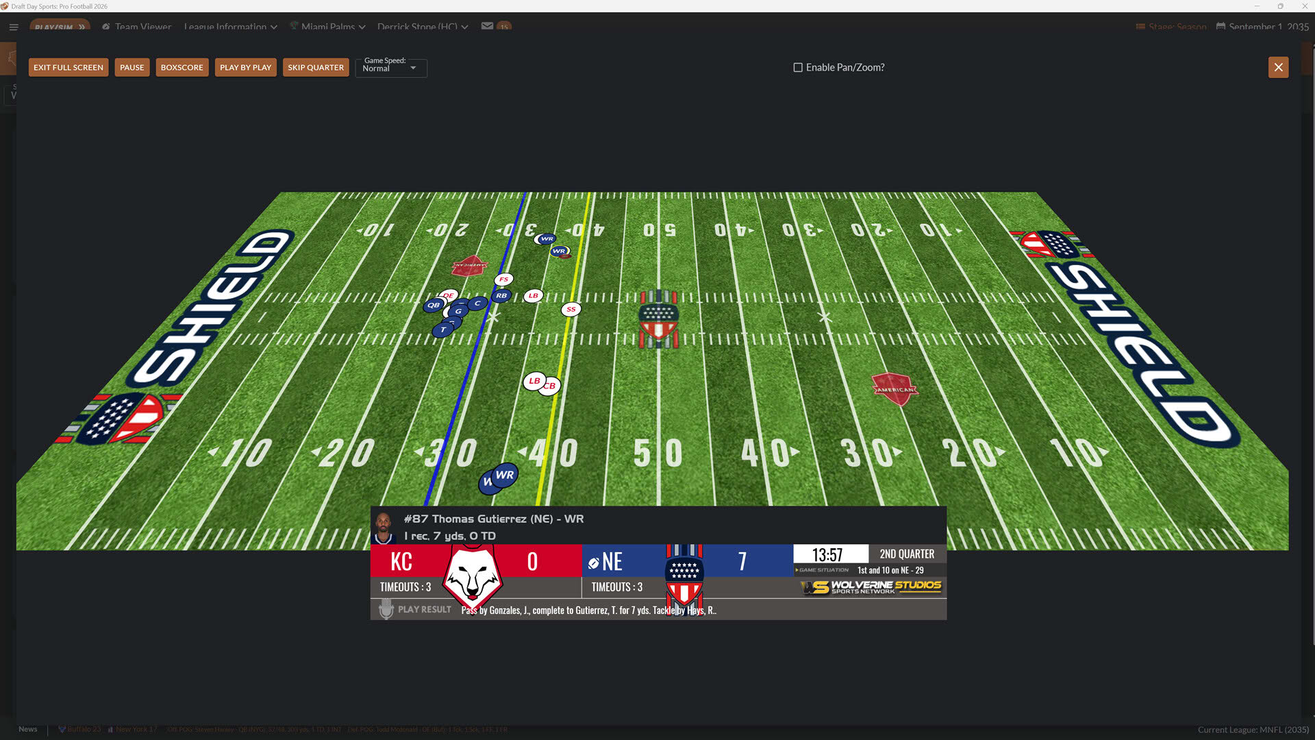Screenshot for Draft Day Sports: Pro Football 26
