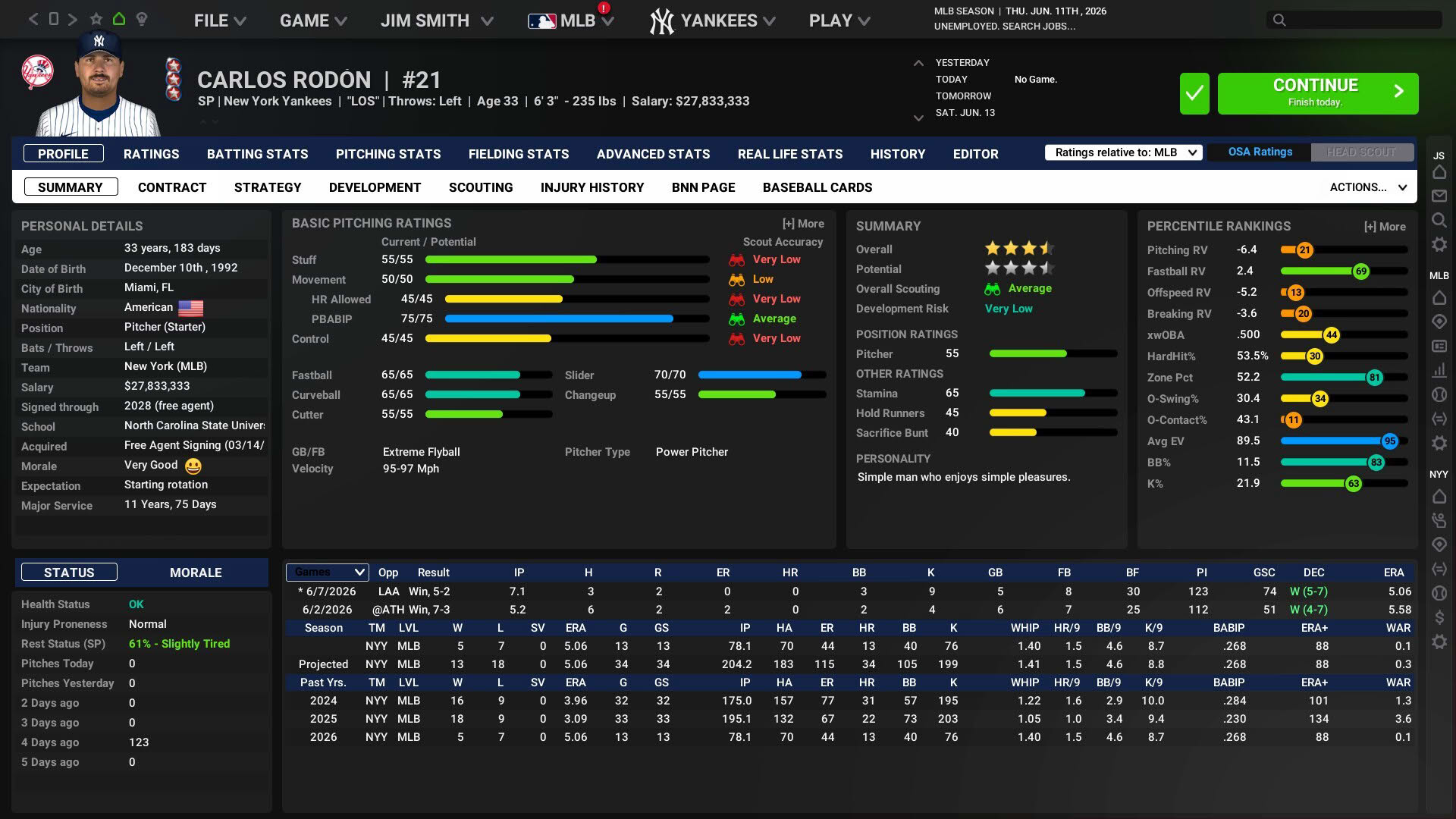 Screenshot for Out of the Park Baseball 27