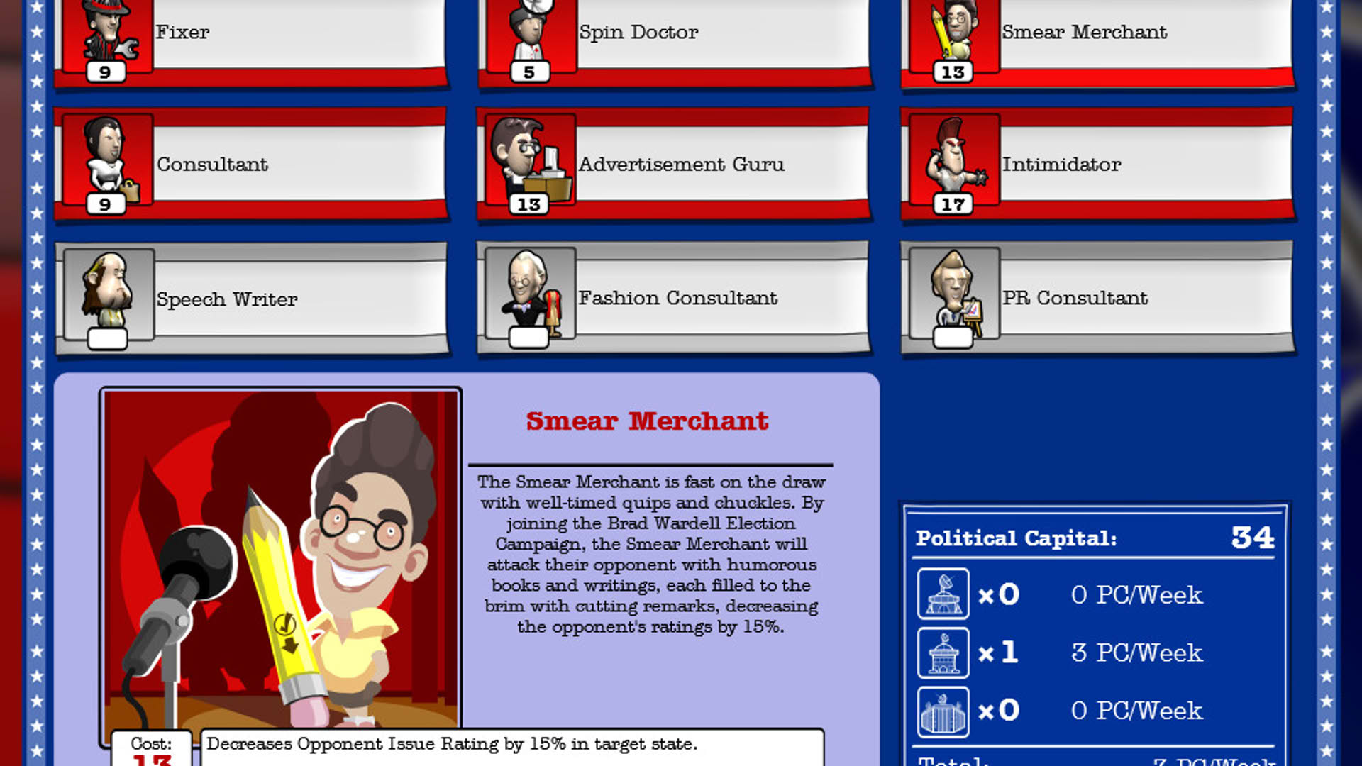 Screenshot for The Political Machine 2016
